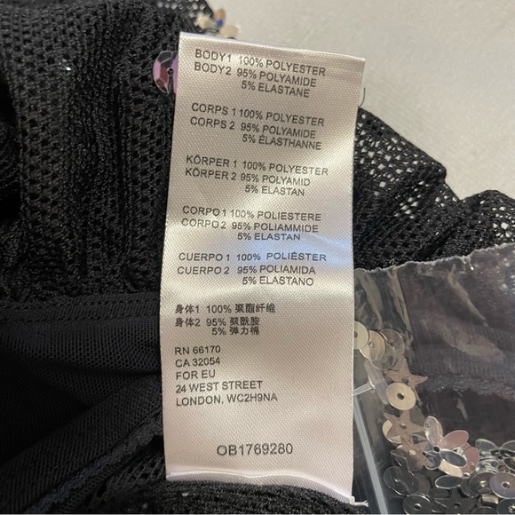 New Free People Summer Shine Black Bodysuit Size S - Picture 6 of 11